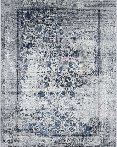 Ковер турецкий 1903 Otantik (Полиэстер, синий, серый)