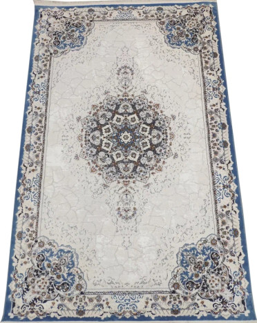 Ковер турецкий 4922A Amira (Полиэстер, голубой, кремовый)