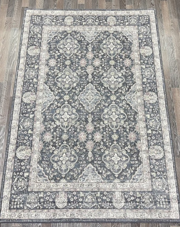 Ковер бельгийский 820263294 PRISMA (Вискоза, серый)