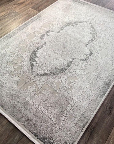 Ковер турецкий 19086 095 CREANTE (Акрил, Эвкалиптовый шелк, серый)