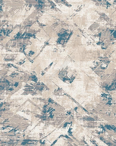 Ковер российский 32116-30166 Тач (Фризе, бежевый, голубой)