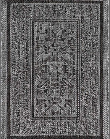 Ковер белорусский SZ5207A2 циновка (Полипропилен, серый)