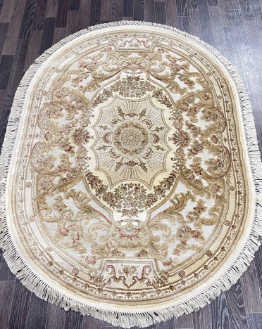 Ковер бельгийский 5107498440 KUNDUZ (Вискоза, бежевый)