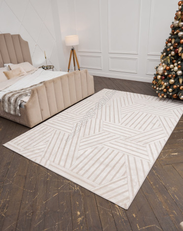 Ковер российский AC33 DIOS (PP Heatset Высокоплотный, кремовый)