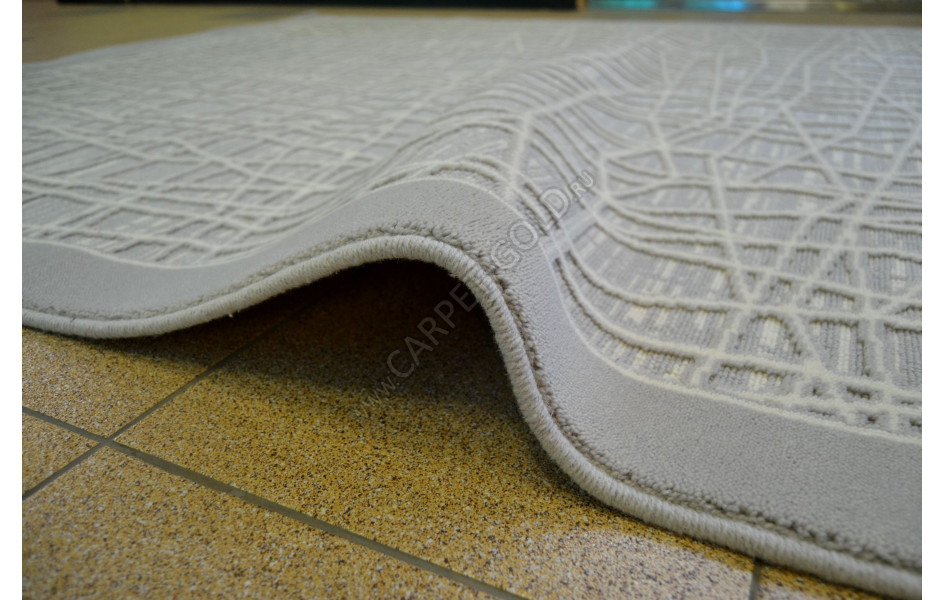 Польский шерстяной ковер Agnella Galaxy Avior grey