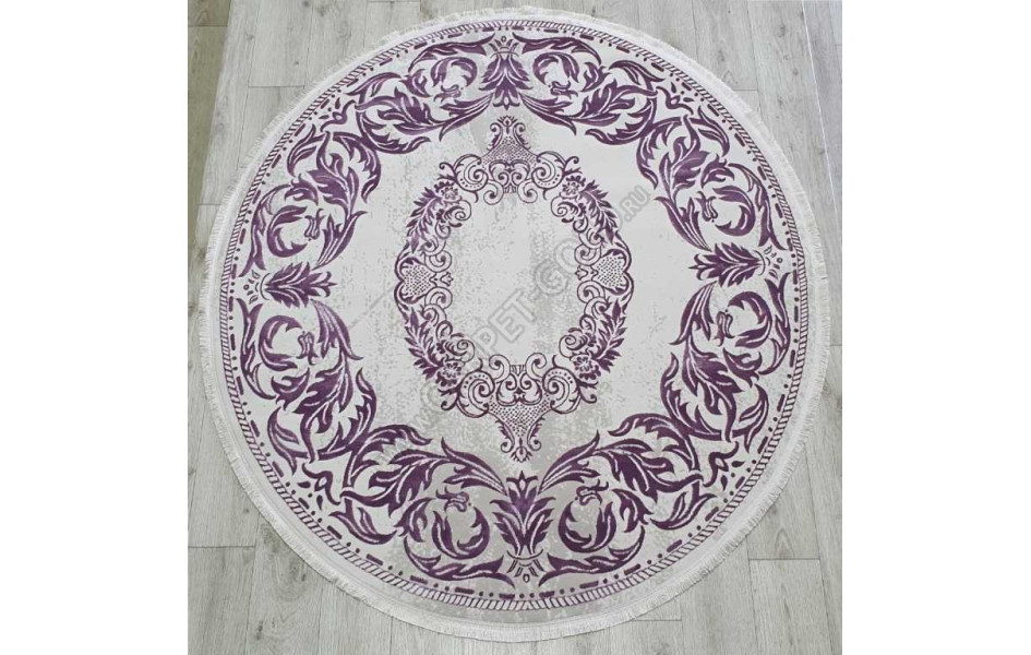 Турецкий ковер Amatis Lux 36567A DAIRE LILA / LILA