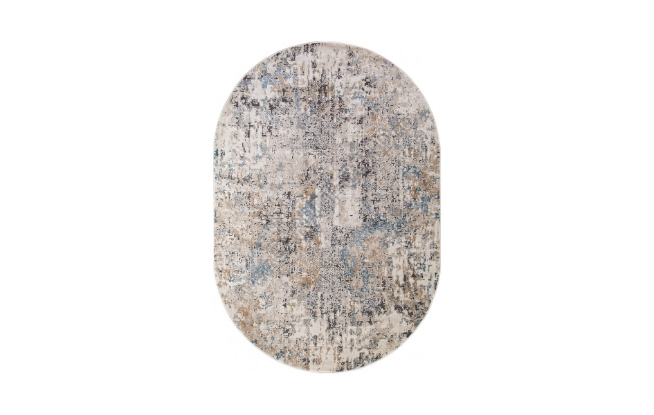 Ковер российский D733 BEIGE овальный - коллекция SERENITY