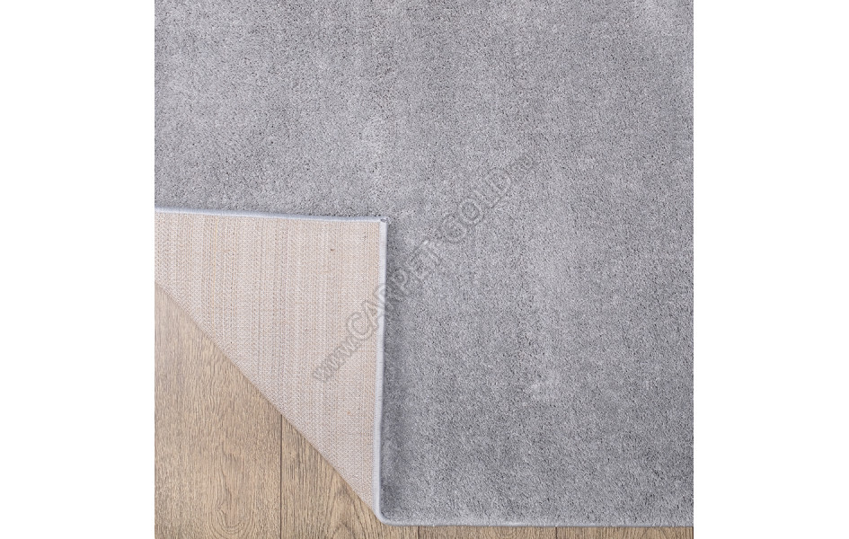 Пушистый серый ковер ДИЗАЙН 47002 ЦВЕТ 45255 Софт длинный ворс