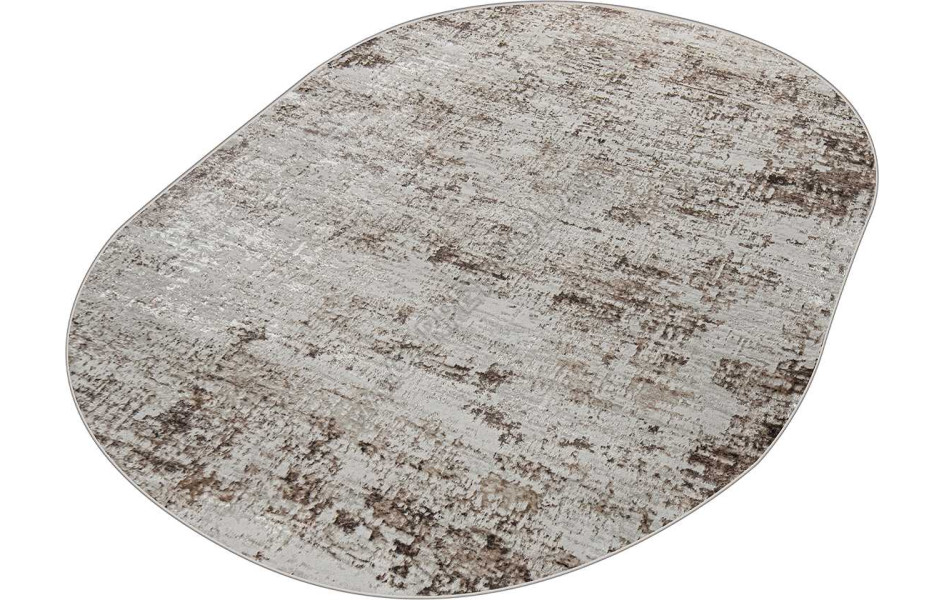 38554A OVAL BROWN FLS / CREAM Eliza