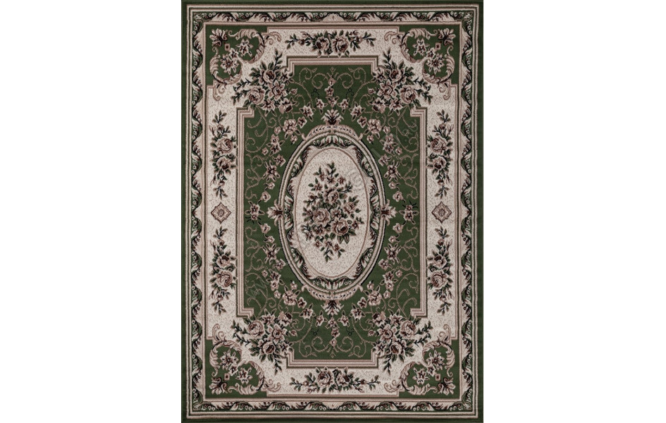 Ковер 5444 - зеленый - Прямоугольник - коллекция GAVANA