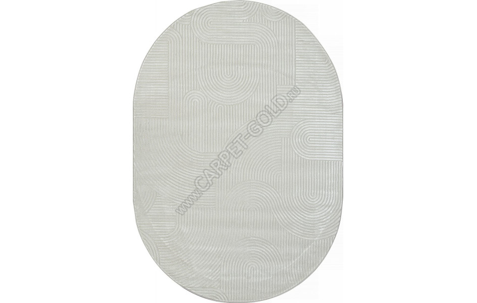 Ковер E508AN - CREAM / BEIGE - Овал - коллекция SIROCCO