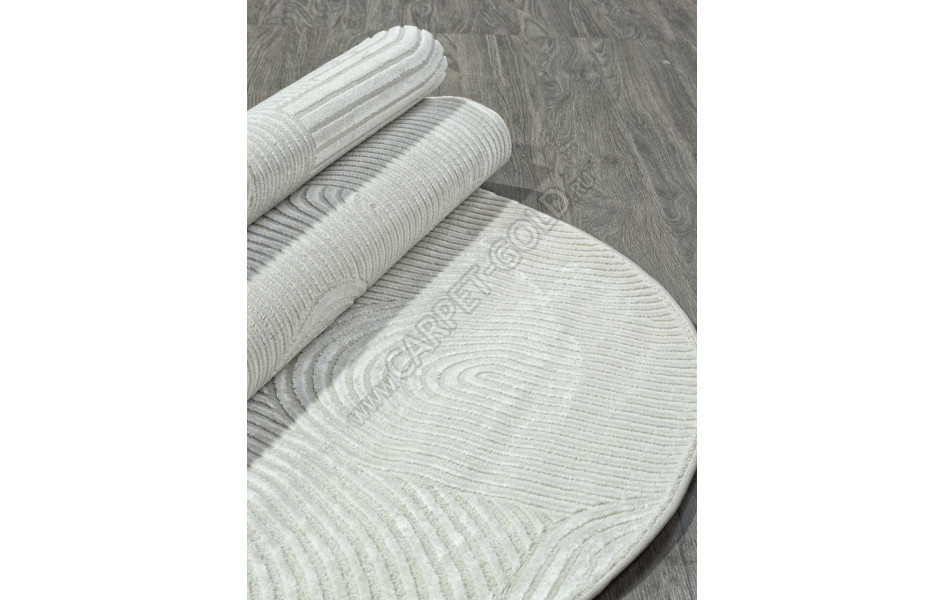 Ковер E508AN - CREAM / BEIGE - Овал - коллекция SIROCCO