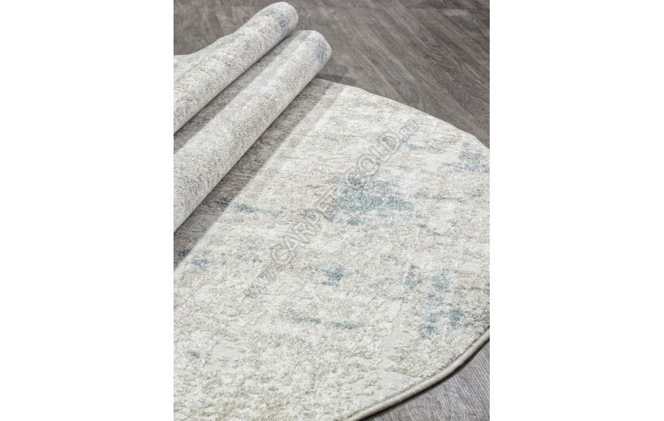 Ковер F232 - BEIGE-BLUE - Овал - коллекция NATUREL