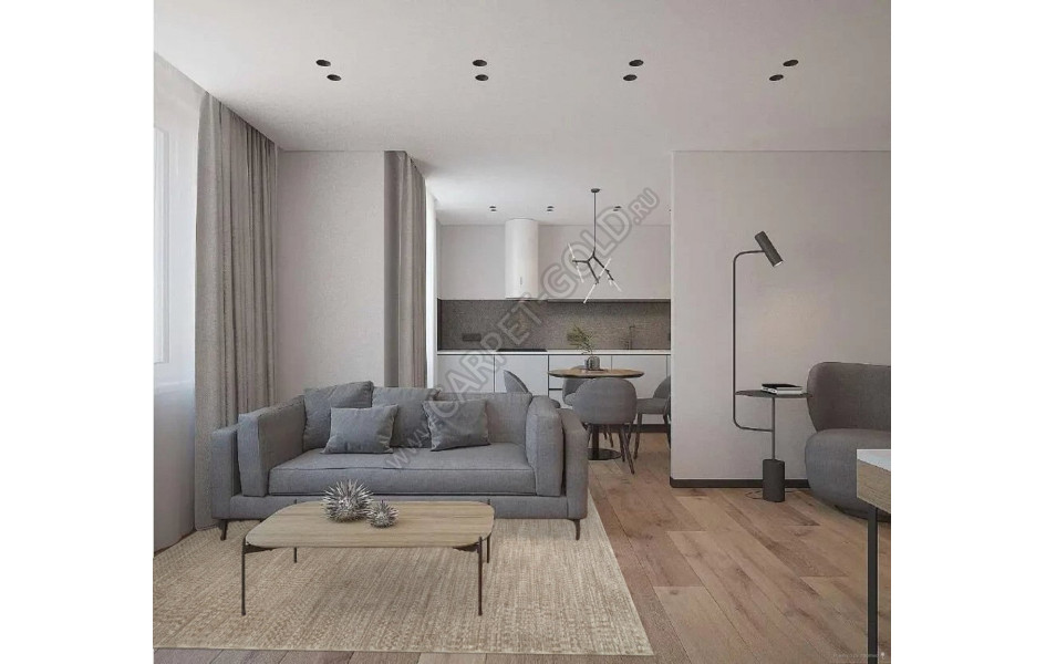 Ковер LB909A - DARK GRAY - Прямоугольник - коллекция MEHENDI