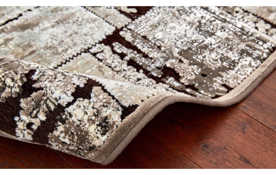 Бельгийский ковер с рисунком в стиле пэчворк Genova 38405 7575 70 Овал