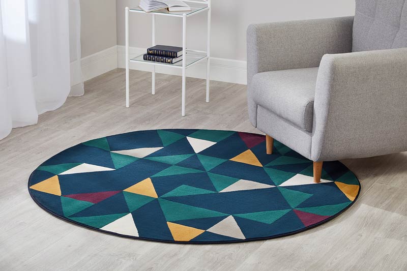 Круглый ковер в интерьере